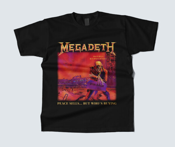 Megadeth Peace Sells Polera Manga Corta